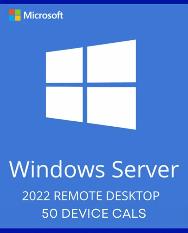 Windows Server 2022 Remote Desktop Services – 50 User CALs Certificate