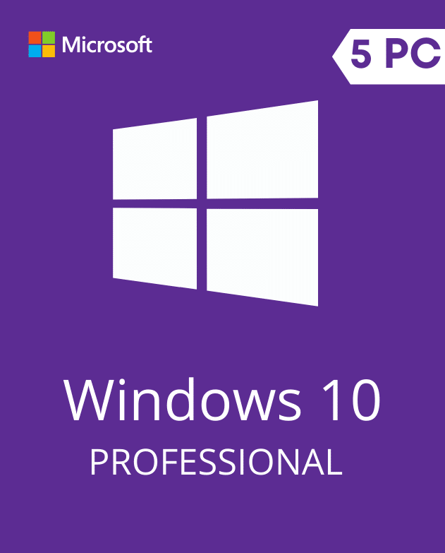 Windows 10 Professional Activation Key – (5 PC)